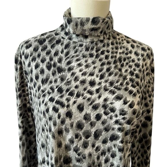 J. MCLAUGHLIN NORA TOP L TURTLENECK LIGHTWEIGHT STRETCHY LAYER UP OFFICE SPORTY - Picture 3 of 13